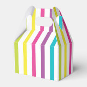 Niedlicher Karussell-Themenpark Party Geschenkschachtel (Rückseite)