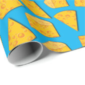 Niedlicher Käse Wedge Kids 1. Geburtstag Party Geschenkpapier (Rolleneckpunkt)