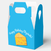 Niedlicher Käse Wedge Kids 1. Geburtstag Party Geschenkschachtel (Geöffnet)