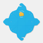 Niedlicher Käse Wedge Kids 1. Geburtstag Party Geschenkschachtel (Ungefaltet)