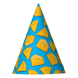 Niedlicher Käse Wedge Kids 1. Geburtstag Party Partyhütchen