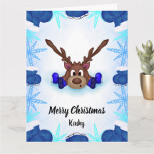 Niedlicher Kasky Personalisierter Rentier in Eisen