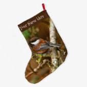 Niedlicher Kastanienschwanz Großer Weihnachtsstrumpf (Rückseite (Hängend))