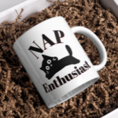 Niedlicher Kat-Nickerchen-Enthusiast Kaffeetasse