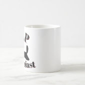 Niedlicher Kat-Nickerchen-Enthusiast Kaffeetasse (Mittel)