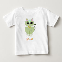 Niedlicher Kätzchen-Cartoon Baby T-shirt