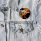 Niedlicher Kätzchen-Knopf Button (Beispiel)