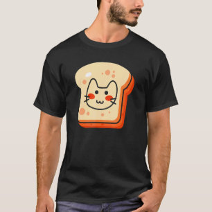 Niedlicher Kätzchen-Sandwich Katzenbesitzer T-Shirt