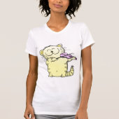 Niedlicher KätzchenViolinist T-Shirt (Vorderseite)