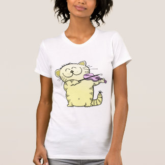 Niedlicher KätzchenViolinist T-Shirt
