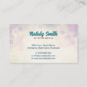 Niedlicher Katze- und Hundesitter Visitenkarte (Rückseite)