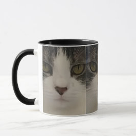 Niedlicher Katzen-Gesichts-Muster-Kaffee Tasse