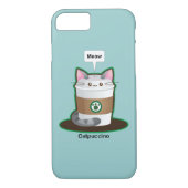 Niedlicher Katzen-Kaffee Case-Mate iPhone Hülle (Rückseite)