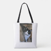 Niedlicher Katzenbeutel Tasche (Rückseite)