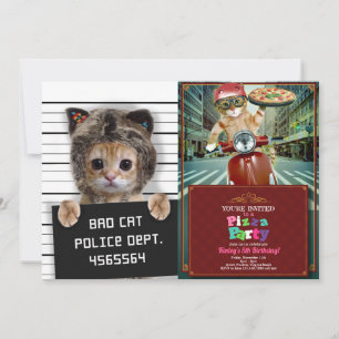 Niedlicher Katzenbold Einladung