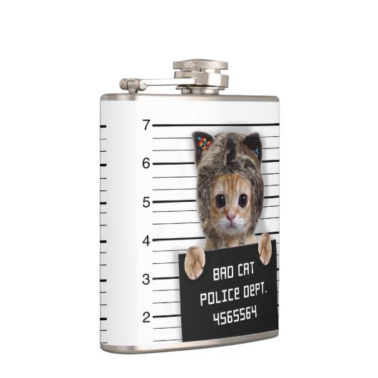 Niedlicher Katzenbold Flachmann (Rechts)