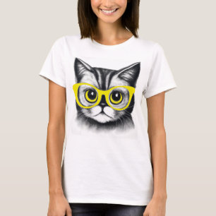 niedlicher Katzendesign-T - Shirt   NIEDLICHE TIER