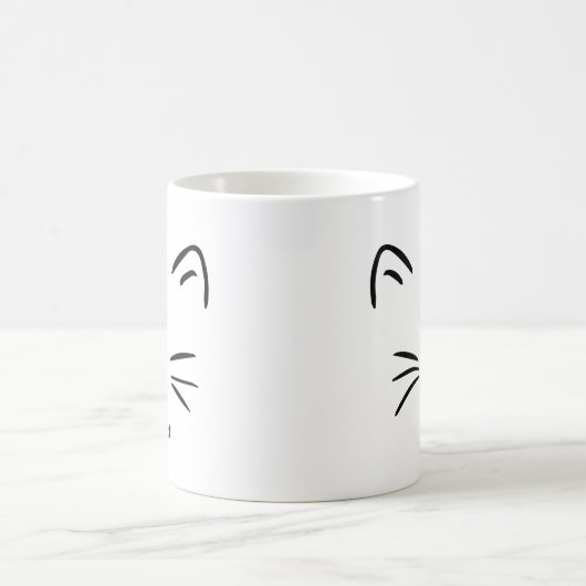 Niedlicher Katzenflüster Kaffeetasse (Mittel)