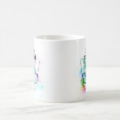 niedlicher Katzengestalter Kaffeetasse (Mittel)