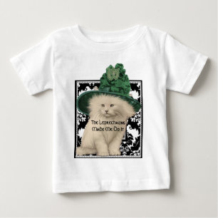 Niedlicher Katzengrünhut, der mir das Kobold brach Baby T-shirt