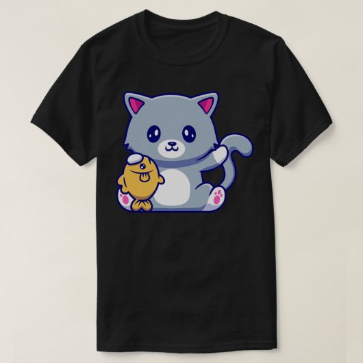 Niedlicher Katzenhai T-Shirt (Design vorne)