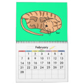 Niedlicher Katzenkalender Kalender (Feb 2027)