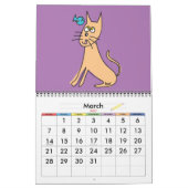 Niedlicher Katzenkalender Kalender (Mär 2027)
