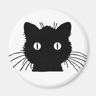 Niedlicher Katzenkopf Magnet