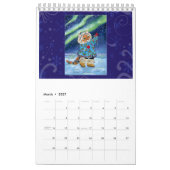 Niedlicher Katzenkunst-Illustrationskalender Kalender (Mär 2027)