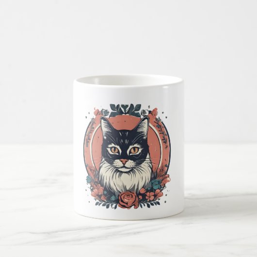 niedlicher Katzenliebhaber Kunstdesign kaufen jetz Kaffeetasse (Mittel)