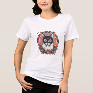 niedlicher Katzenliebhaber Kunstdesign kaufen jetz Tri-Blend Shirt