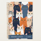 Niedlicher Katzenplaner Planer (Vorderseite)