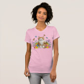 Niedlicher Katzenschuh-T - Shirt (Vorne ganz)