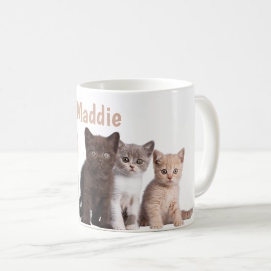 niedlicher Katzenspass und albern Kaffeetasse (VorderseiteRechts)