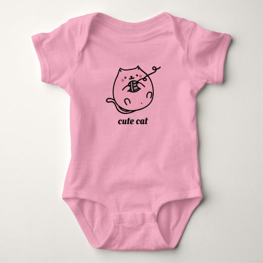 Niedlicher KatzenT - Shirt (Vorderseite)