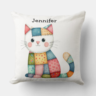 Niedlicher Katzenwirbel Kissen