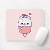 Niedlicher KatzePopsicle Mousepad (Mit Mouse)