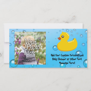 Niedlicher Kautschuk Ducky/Blue Blasen