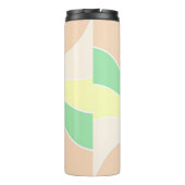 Niedlicher Kawaii-Affe mit Bubble Tee Personalisie Thermosbecher (Rückseite)