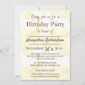 Niedlicher Kawaii-Affe und Banane Einladung (Vorderseite)