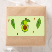 Niedlicher Kawaii-Avocado (Insitu)