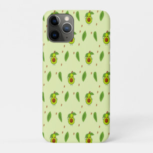 Niedlicher Kawaii-Avocado auf grüner Fläche Case-Mate iPhone Hülle