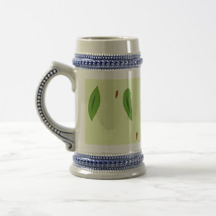 Niedlicher Kawaii-Avocado Bierglas