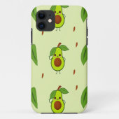 Niedlicher Kawaii-Avocado Case-Mate iPhone Hülle (Rückseite)