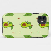 Niedlicher Kawaii-Avocado Case-Mate iPhone Hülle (Rückseite (Horizontal))