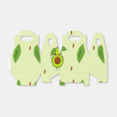 Niedlicher Kawaii-Avocado Geschenkschachtel (Ungefaltet)