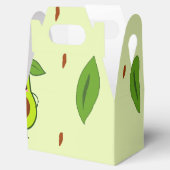 Niedlicher Kawaii-Avocado Geschenkschachtel (Geöffnet)