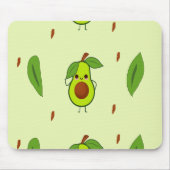 Niedlicher Kawaii-Avocado Mousepad (Vorne)