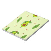 Niedlicher Kawaii-Avocado Notizblock (Rotiert)