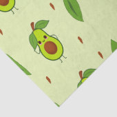 Niedlicher Kawaii-Avocado Seidenpapier (Detail)